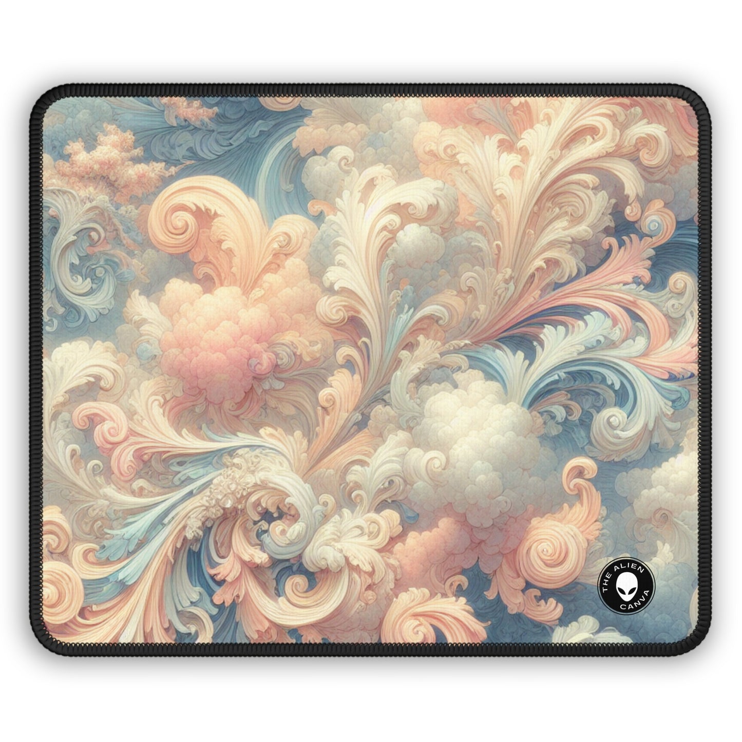 "Rococo Reverie: Una lujosa escena de salón de baile" - The Alien Gaming Mouse Pad Rococó