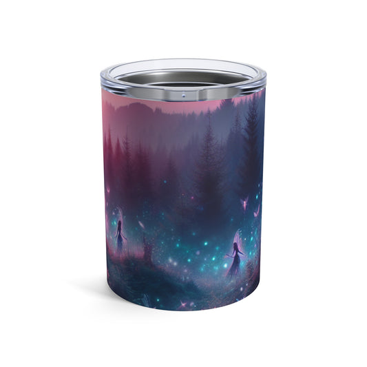 Forêt de lucioles enchantées - Le verre Alien 10 oz