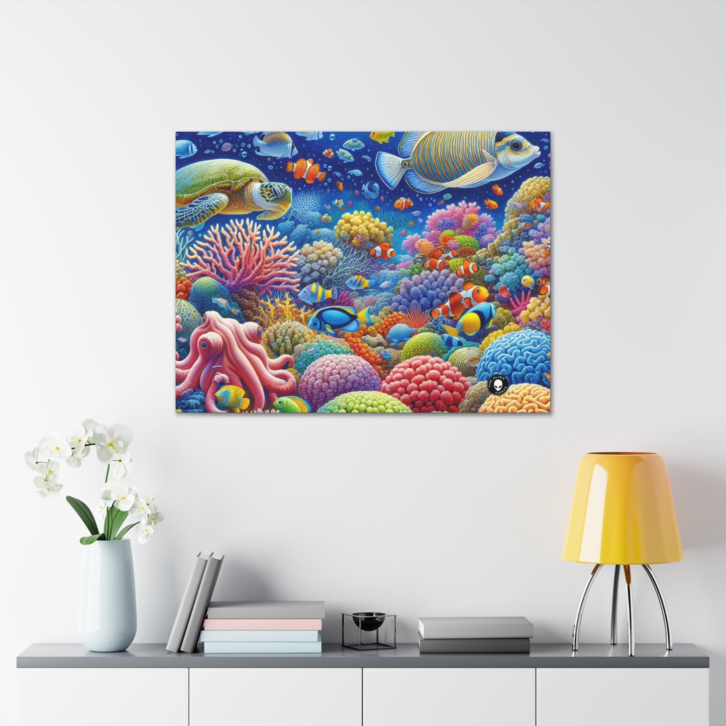 "Tropical Paradise: Underwater Wonderland" - The Alien Canva