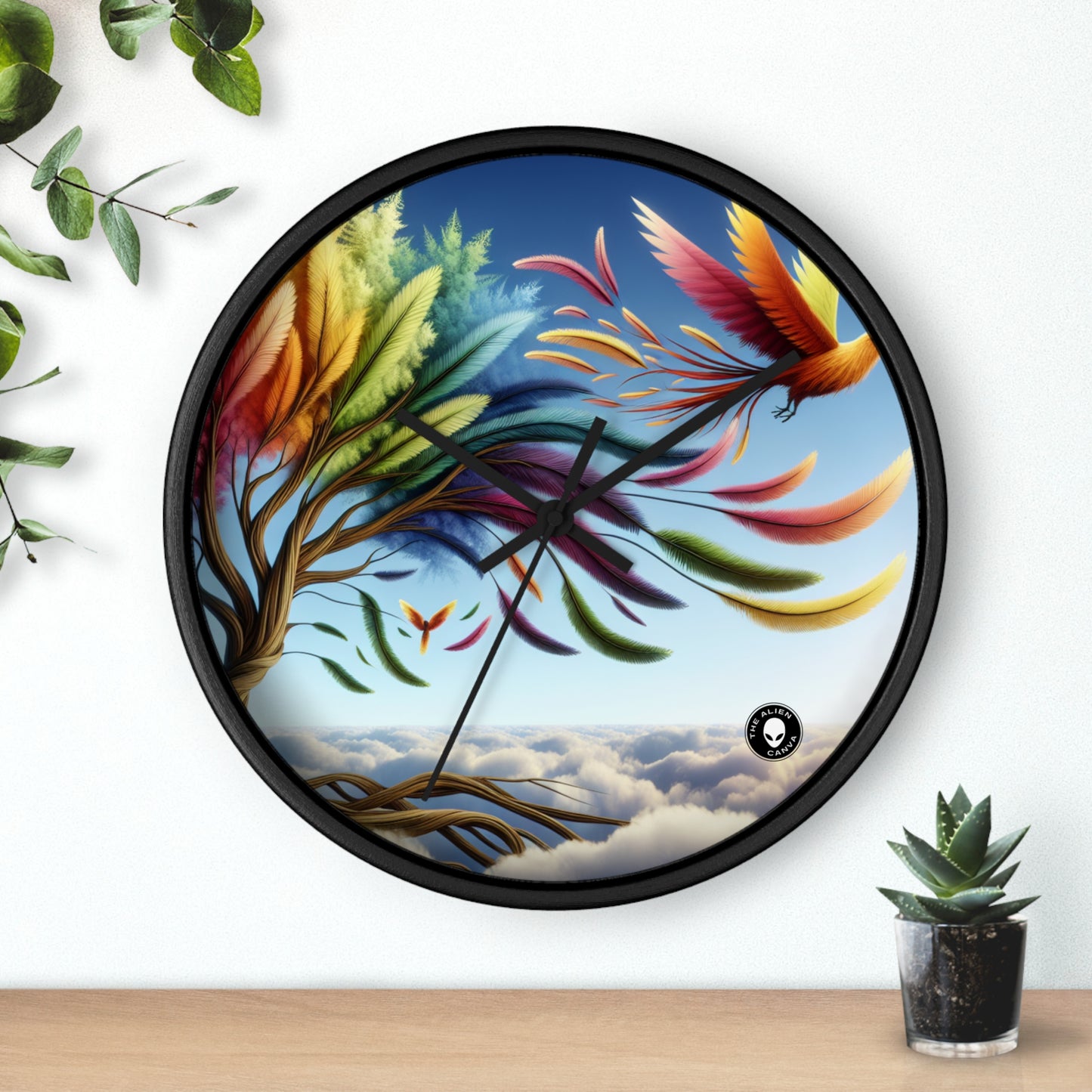 "Fantastical Flora & Fauna: A World of Whimsical Switches" - The Alien Wall Clock