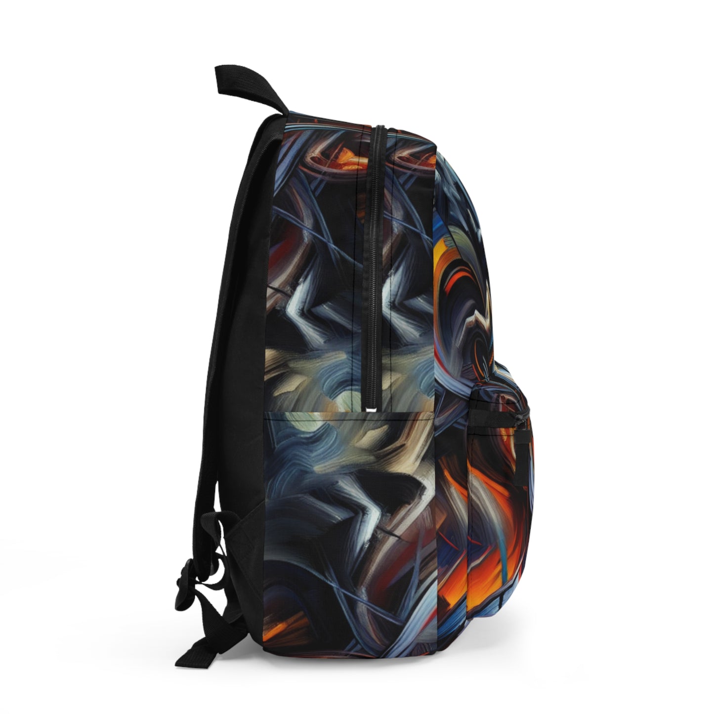 "Night Pulse: Expressions of Urban Chaos" - The Alien Backpack Expressionism