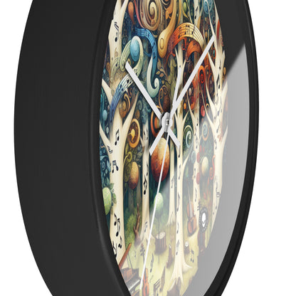 "Melodic Enchantment: The Instrumental Forest" - The Alien Wall Clock