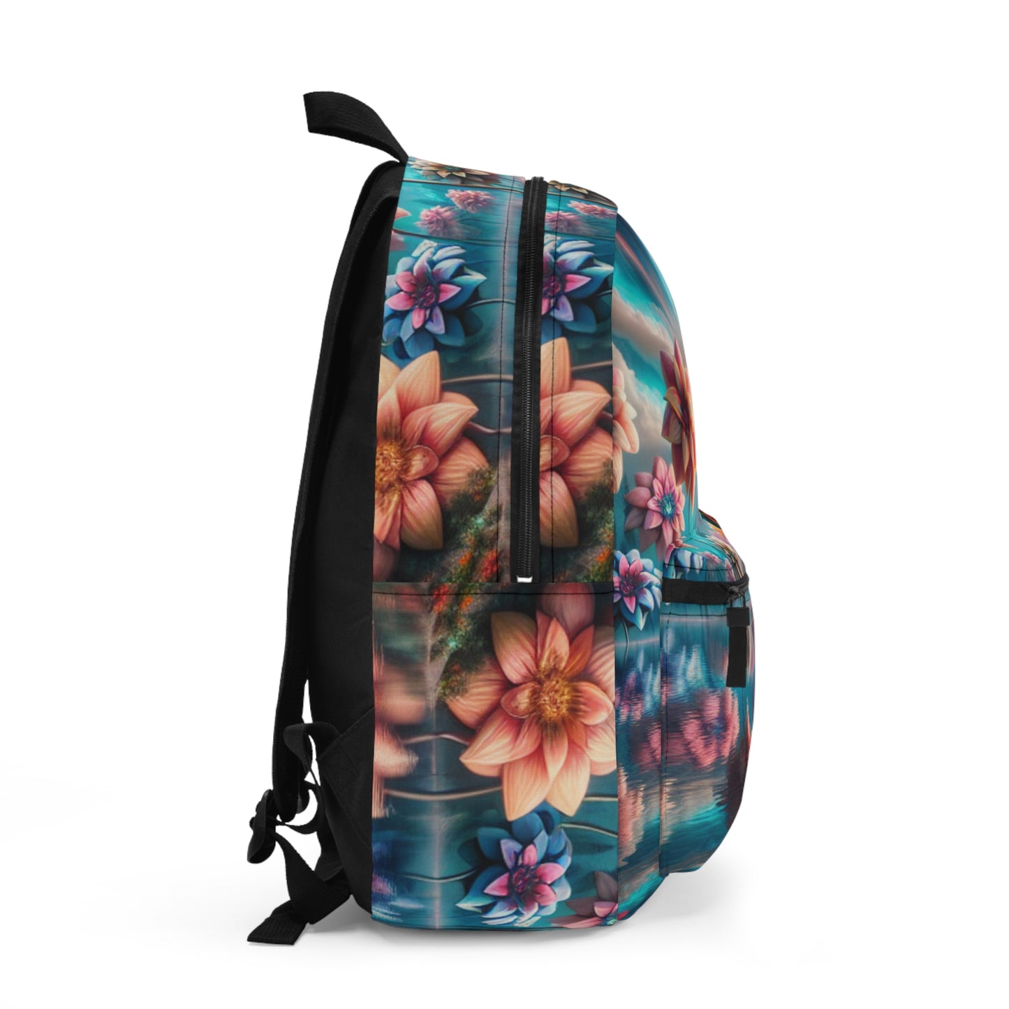 "Enchanted Waters: A Floral Dreamland" - The Alien Backpack