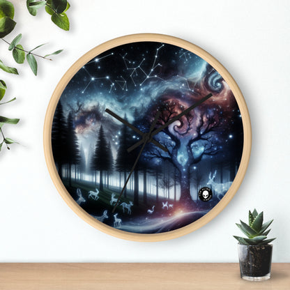 "Galactic Oasis" - The Alien Wall Clock