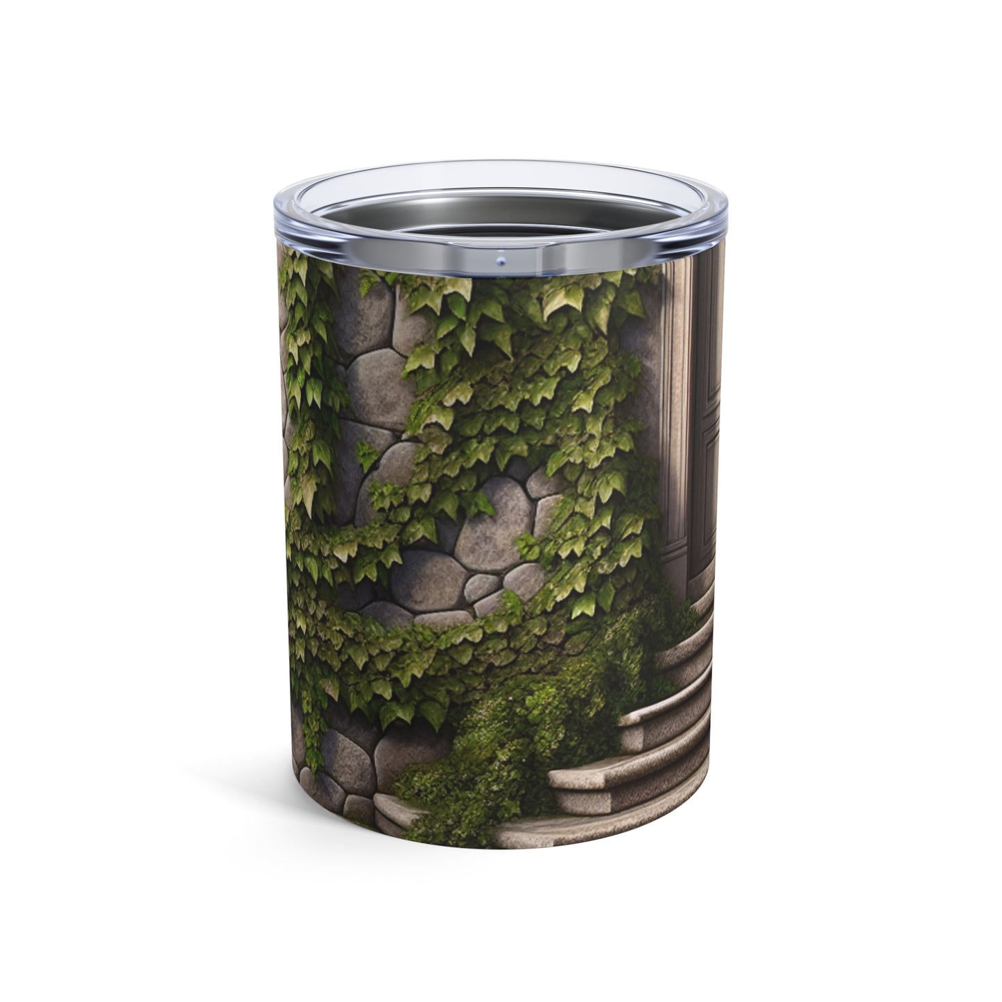 "Trompe-L'oeil Ivy Wall" - The Alien Tumbler 10oz Trompe-l'oeil