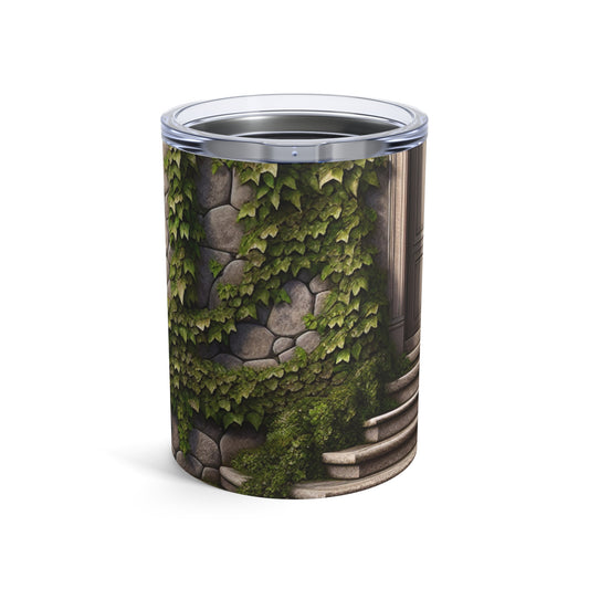 "Trompe-L'oeil Ivy Wall" - El vaso alienígena Trompe-l'oeil de 10 oz