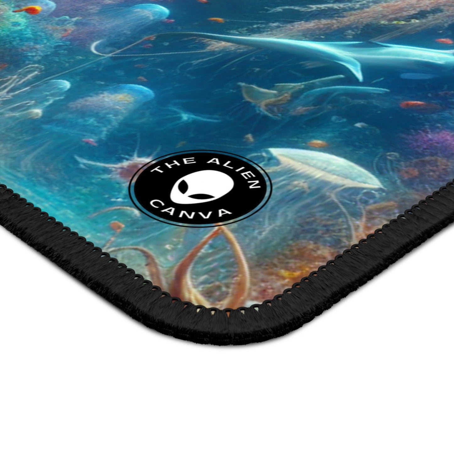 "Enchanted Aquatic Wonderland" - The Alien Gaming Mouse Pad