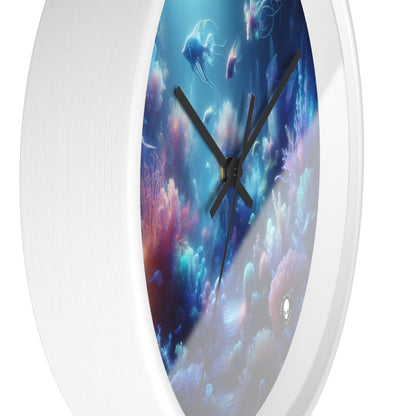 "Coral Fantasia: A Dreamy Underwater Delight" - The Alien Wall Clock