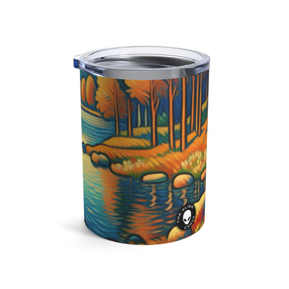 "Untamed Jungle: Expressive Fauvist Imagery" - The Alien Tumbler 10oz Fauvism