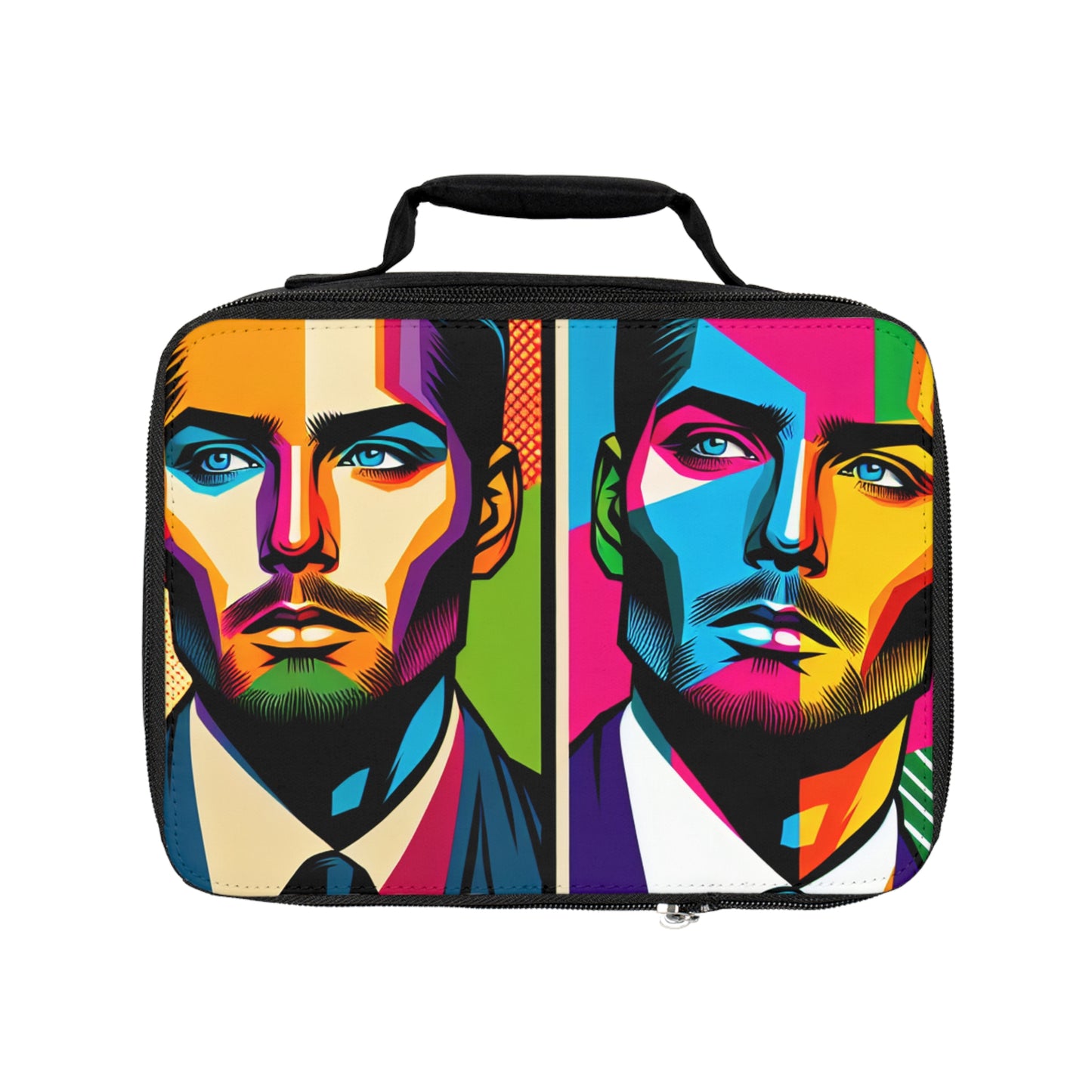 "Celebrity Pop Art Portrait" - The Alien Lunch Bag Pop Art Style