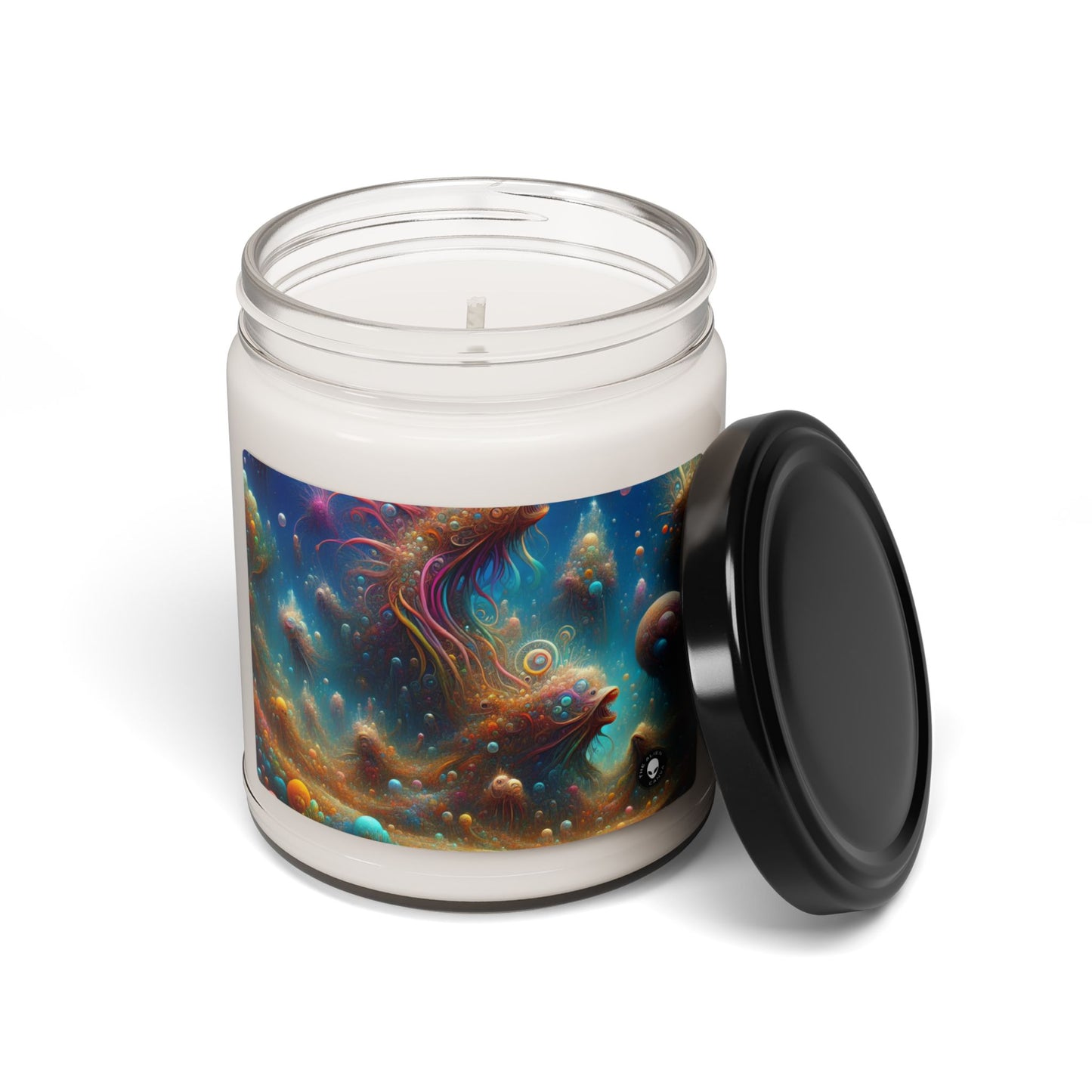 "Enchanting Aquatic Dreamscape" - La bougie de soja parfumée Alien 9oz