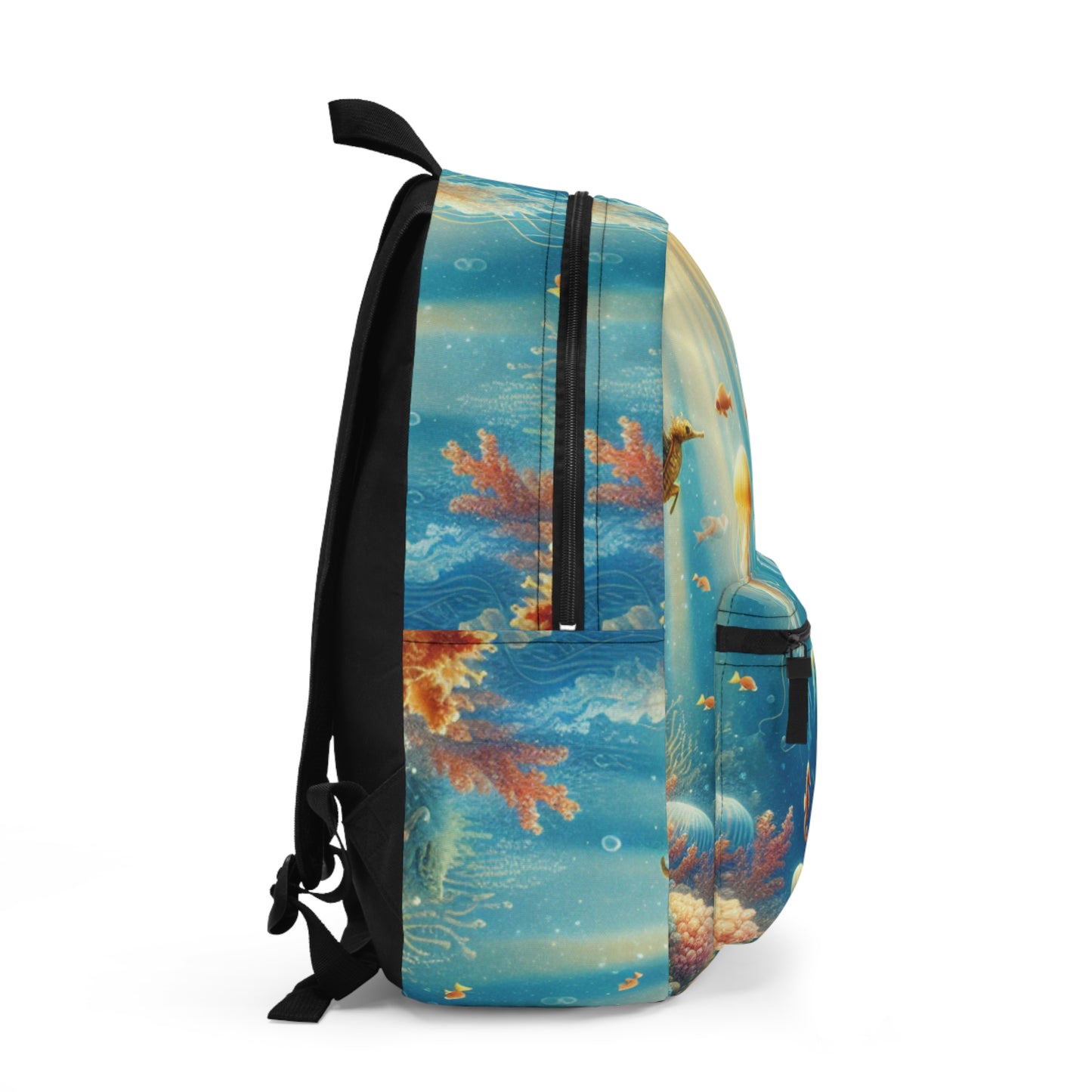 "Sunlit Serenity: A Magical Underwater Realm" - The Alien Backpack