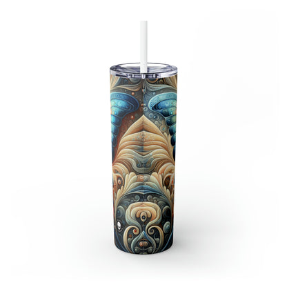 "Butterfly Transformation" - The Alien Maars® Skinny Tumbler with Straw 20oz Symbolism