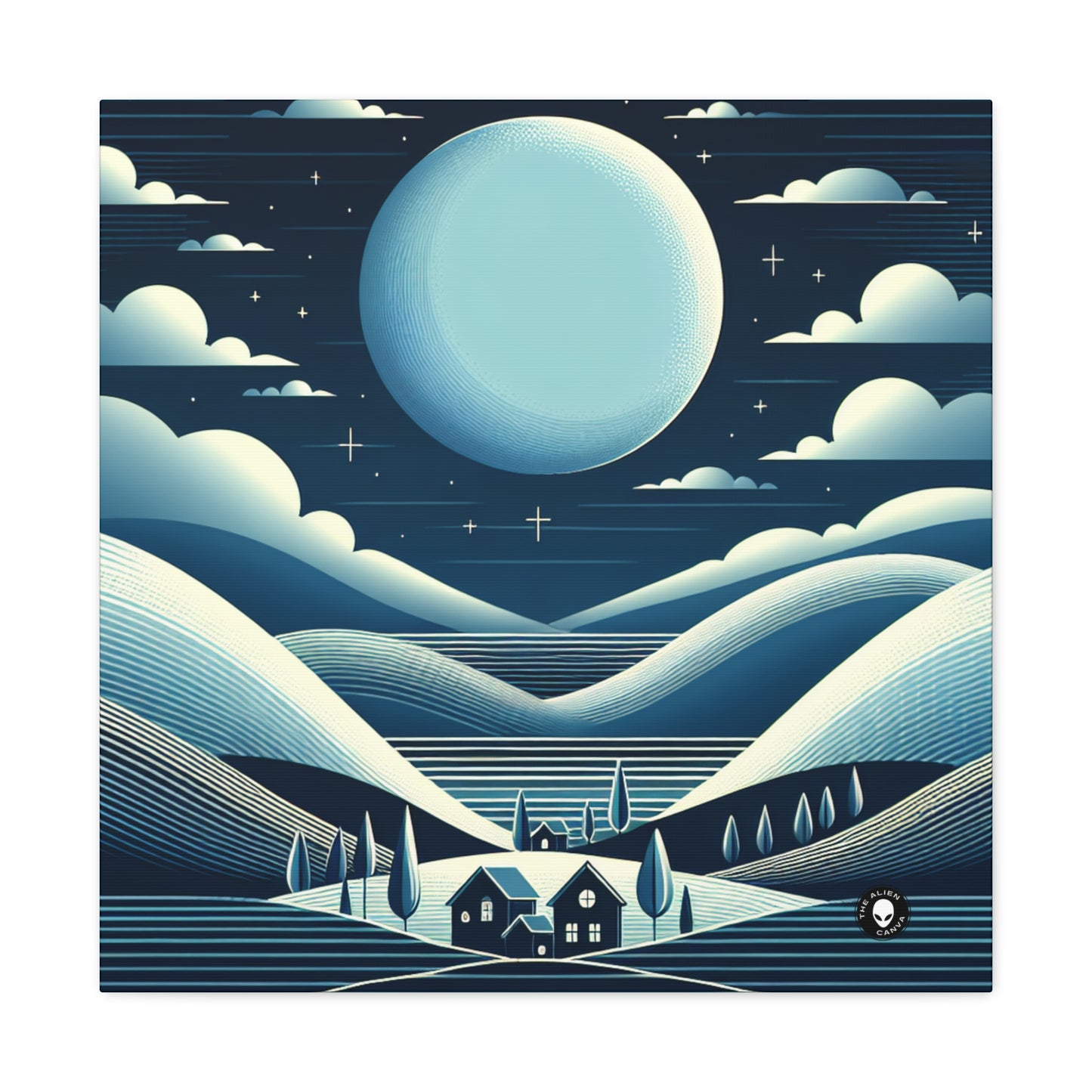 "Moonlit Haven" - La Toile Alien