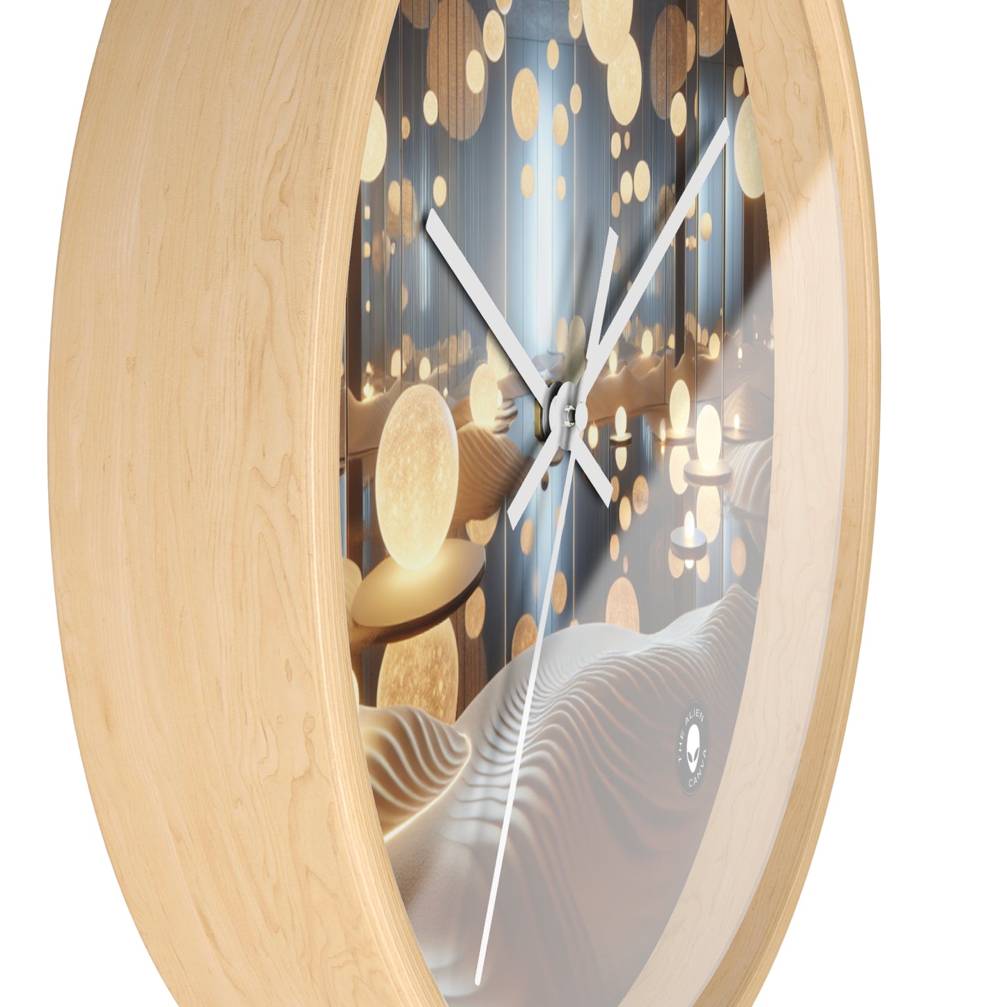 "Temporal Reflections: An Interactive Art Installation on Time and Memory" - The Alien Wall Clock Installation Art