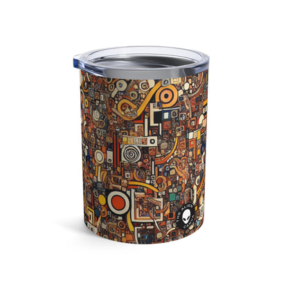 « Délire dadaïste : une aventure de collage chaotique » - The Alien Tumbler 10oz Dadaism