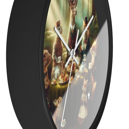 "Enchanted Tea Party" - The Alien Wall Clock