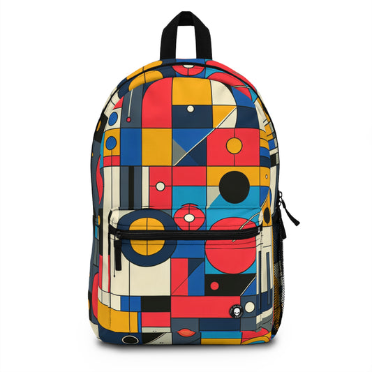 "Harmony in Nature: Geometric Abstraction" - The Alien Backpack Geometric Abstraction