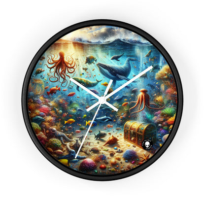 "Underwater Wonderland" - The Alien Wall Clock