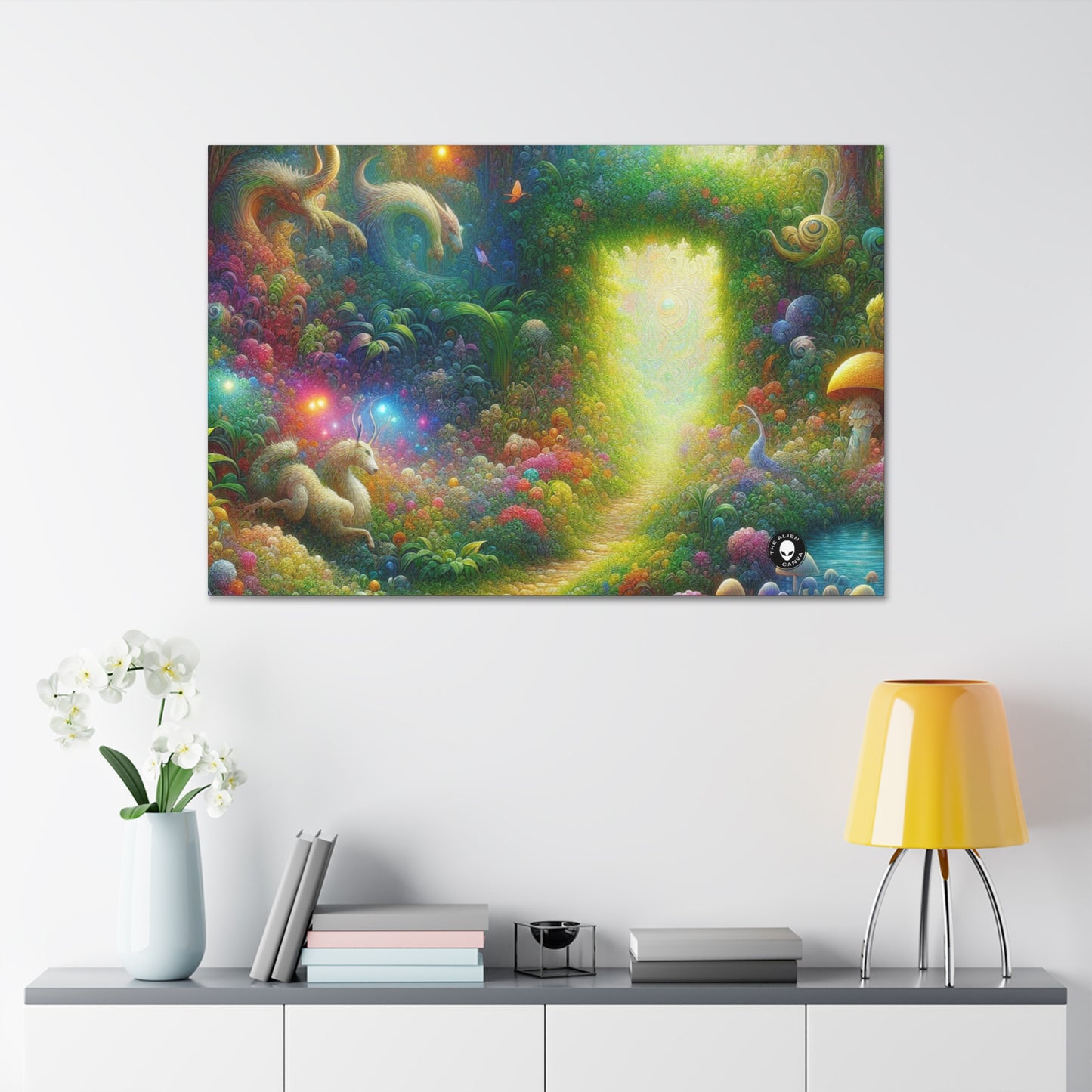 "Mystical Garden of Enchantment" - The Alien Canva