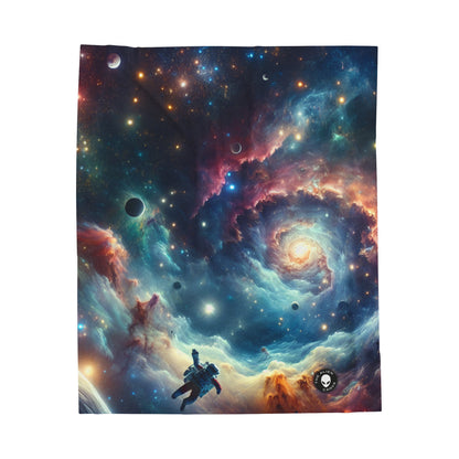 "Galactic Explorer" - The Alien Velveteen Plush Blanket