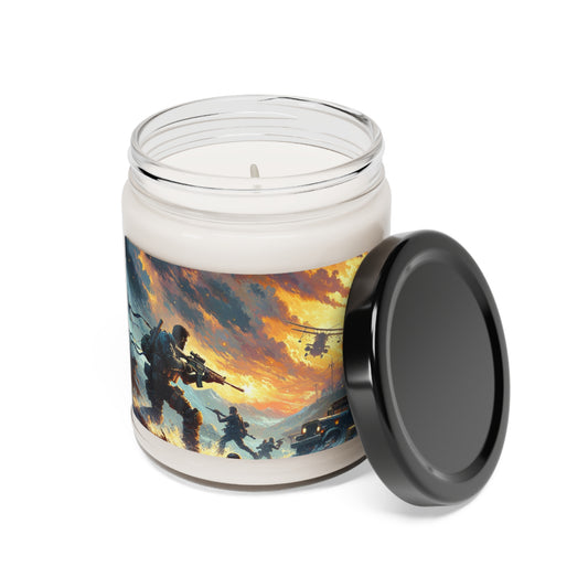 "Recreating a Game-themed Masterpiece" - The Alien Scented Soy Candle 9oz Video Game Art Style