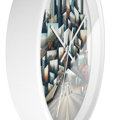 "Enchanted Forest: A Fantasy Montage" - The Alien Wall Clock Photomontage