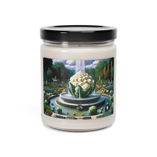 "The Vegetable Fountain: A Cauliflower Conglomerate" - The Alien Scented Soy Candle 9oz Surrealism