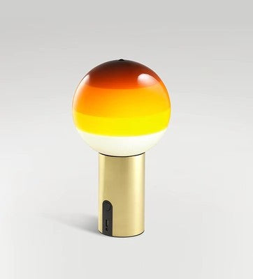 Lampe en verre couleur planète simple personnalisée