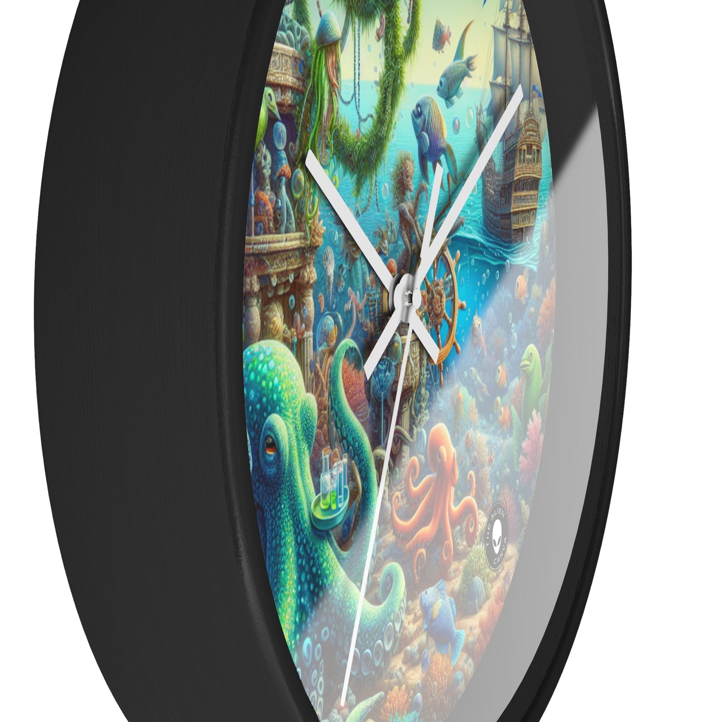 "Underwater Fiesta" - The Alien Wall Clock