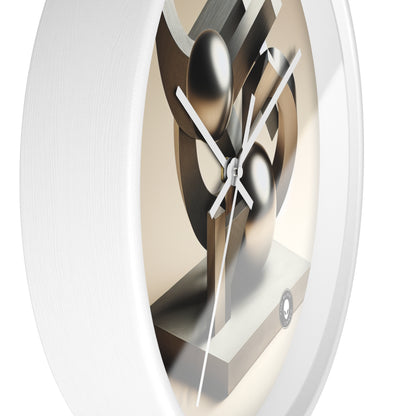 "Harmony in Nature: A Modernist Interpretation" - The Alien Wall Clock Modernist Sculpture