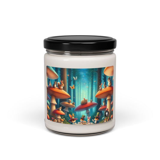 « Mushroom Wonderland : une soirée thé magique » – Bougie parfumée au soja Alien 9oz