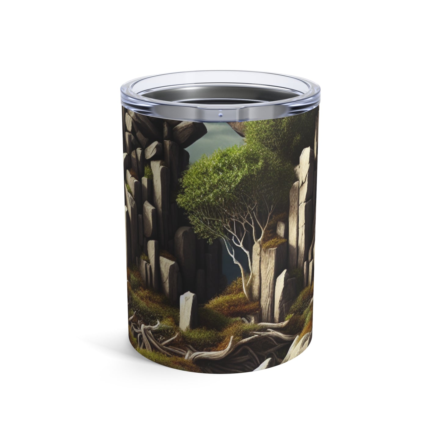 "Spinning Nature's Tapestry: A Breathtaking Land Art Installation Celebrating the Intricate Beauty of Spider Webs" - The Alien Tumbler 10oz Land Art