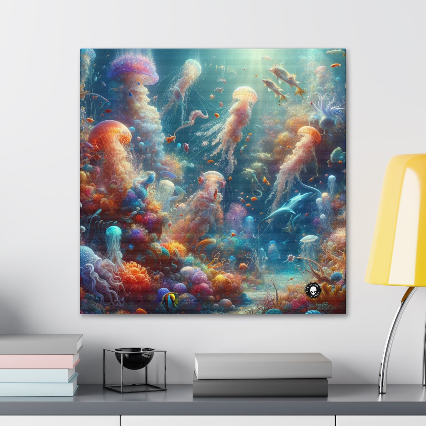 "Enchanted Aquatic Wonderland" - The Alien Canva