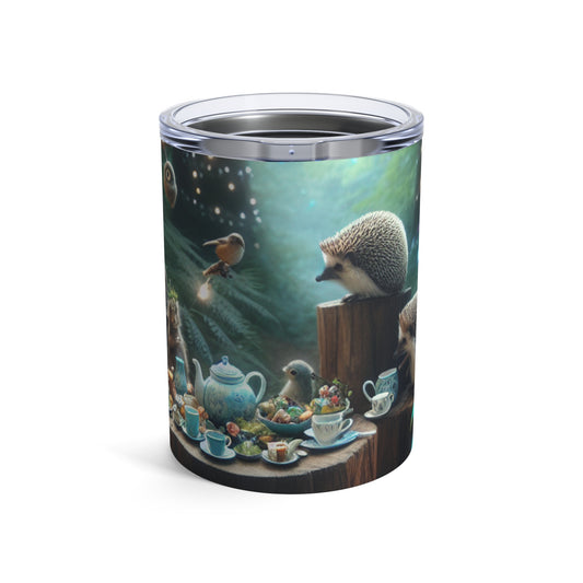 "La hora del té encantada: una reunión mágica en el bosque" - Vaso Alien de 10 oz