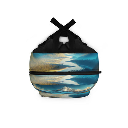 "Serenity's Palette: A Sunset Symphony" - The Alien Backpack Photorealism