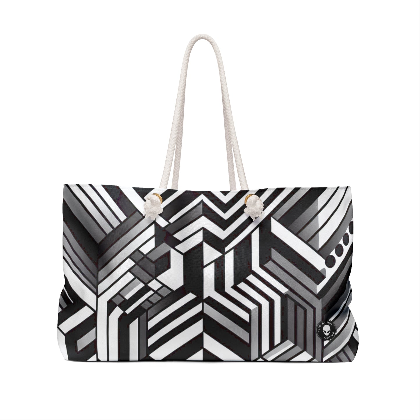 "Perception en mouvement : un chef-d'œuvre époustouflant de l'Op Art" - The Alien Weekender Bag Op Art