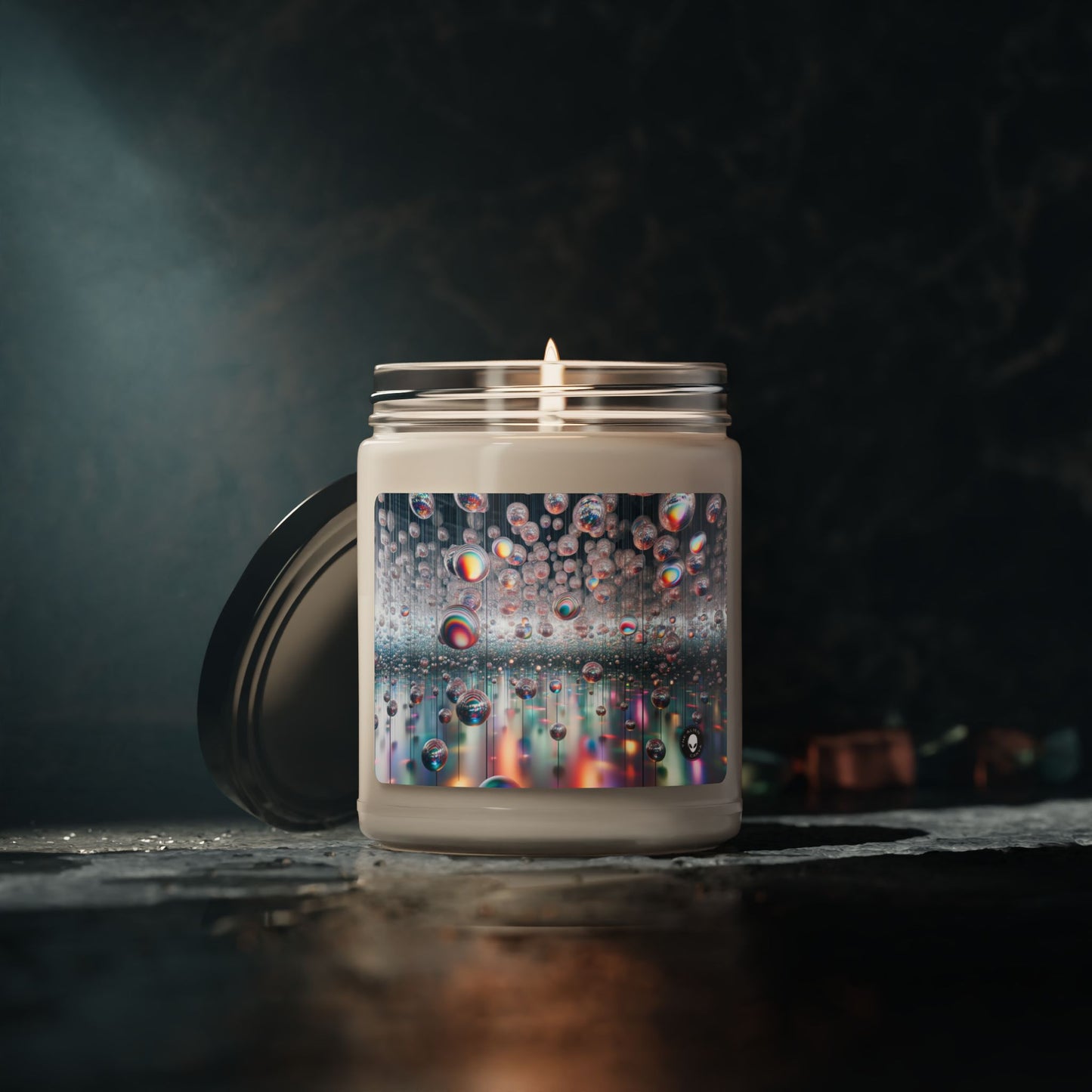 "Ephemeral Embrace: A Timeless Installation" - The Alien Scented Soy Candle 9oz Installation Art