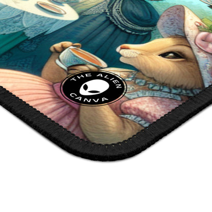 "Fancy Hats and Teacups: A Woodland Tea Party" - The Alien Gaming Mouse Pad