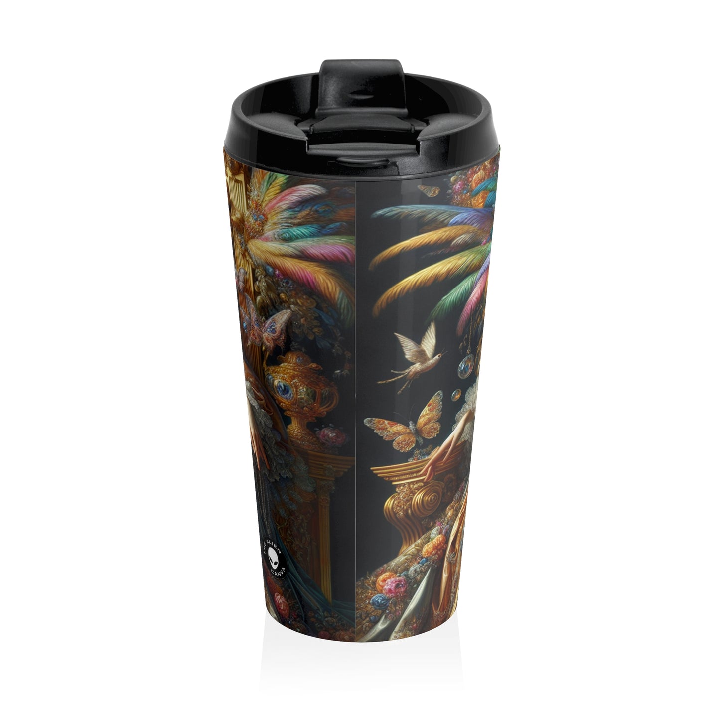 "The Splendor of a Renaissance Queen" - The Alien Stainless Steel Travel Mug Rococo