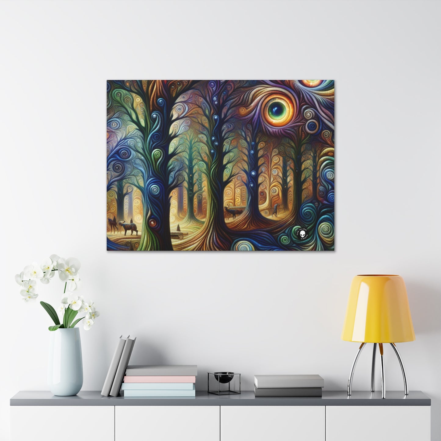 « Forêts arc-en-ciel enchantées » – The Alien Canva