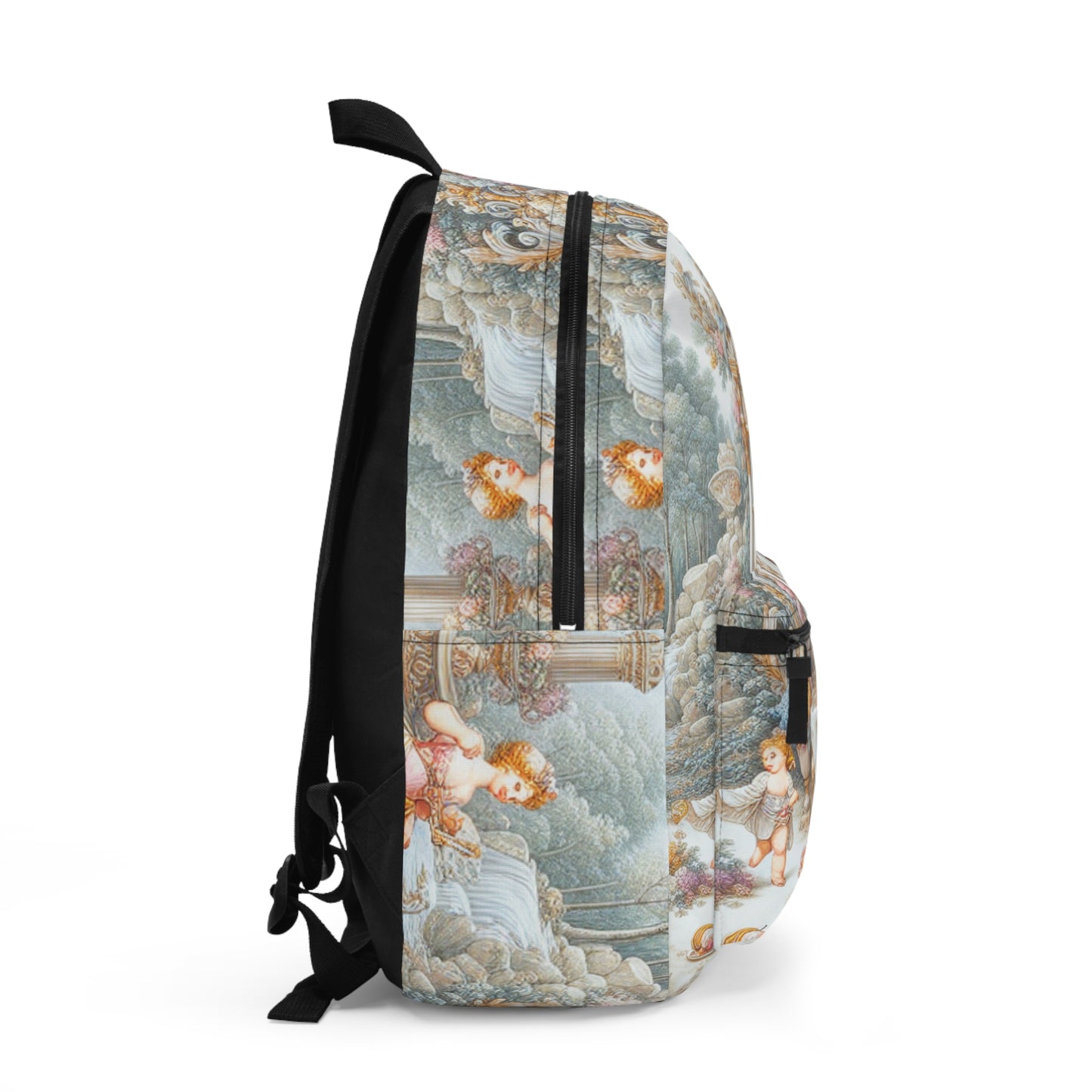 "A Garden of Rococo Delights: A Whimsical Extravaganza" - The Alien Backpack Rococo