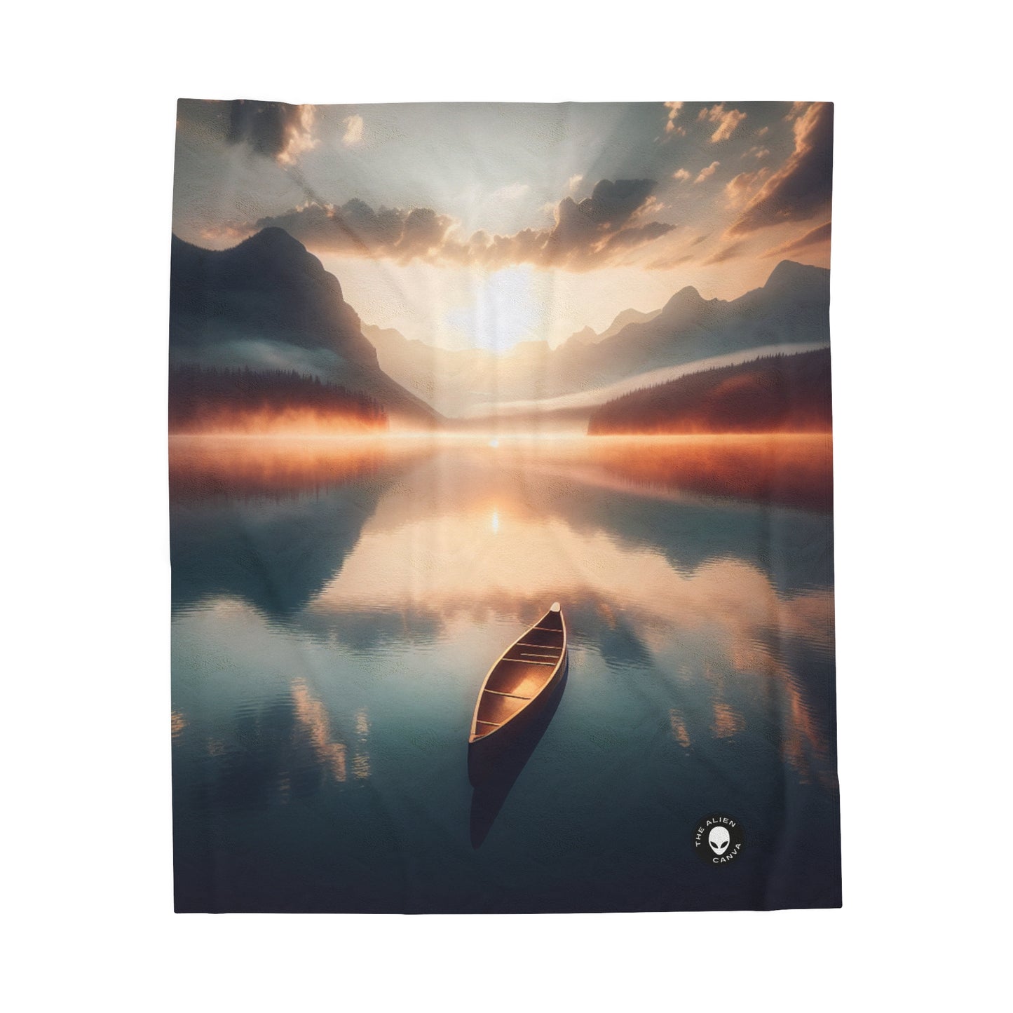 "Tranquil Morning" - The Alien Velveteen Plush Blanket