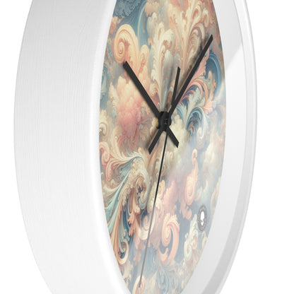 "Rococo Reverie : une scène de salle de bal luxueuse" - L'horloge murale Alien Rococo