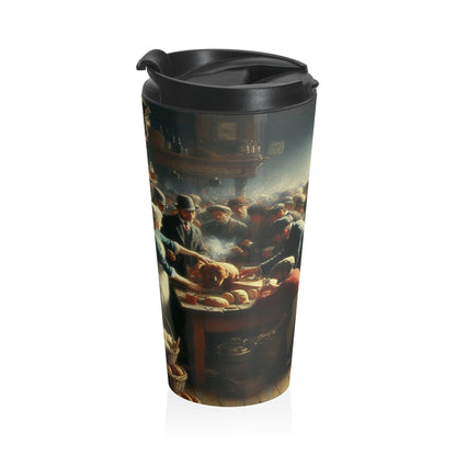 Title: "Conversations for Change" - The Alien Stainless Steel Travel Mug Social Realism