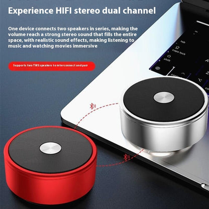 Small Steel Cannon Wireless Bluetooth Audio