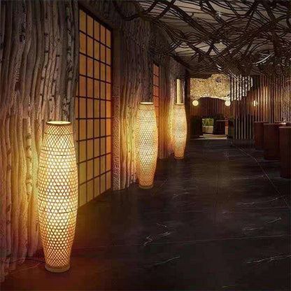 Lampe d'art en bambou d'Asie du Sud-Est, Tatami japonais