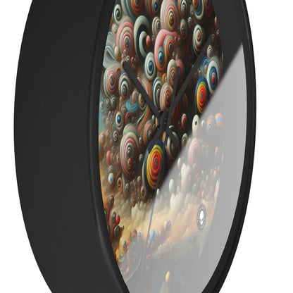 "Dreamscape Sojourn" - The Alien Wall Clock Surrealism