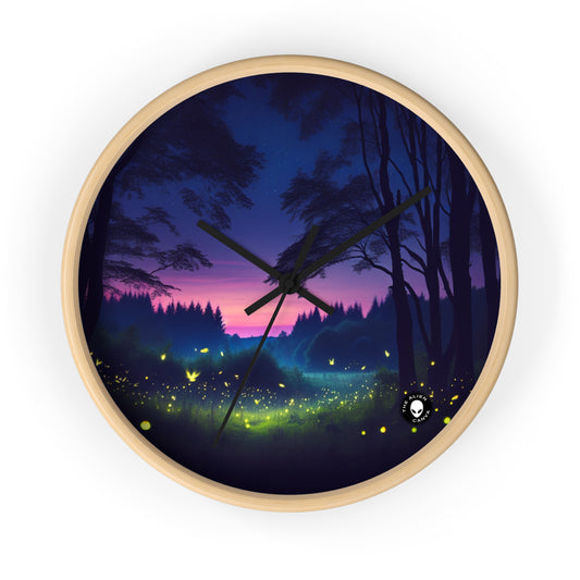 "Twilight Serenity: Firefly Dance" - L'horloge murale extraterrestre