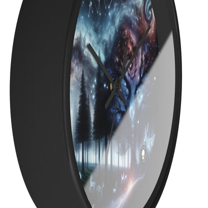 "Galactic Oasis" - The Alien Wall Clock